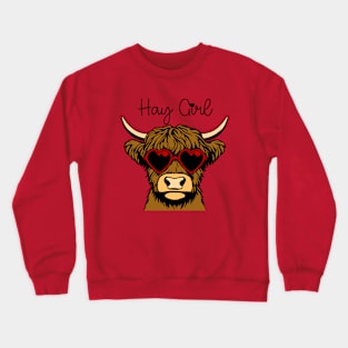 Hay Girl (color) Crewneck Sweatshirt